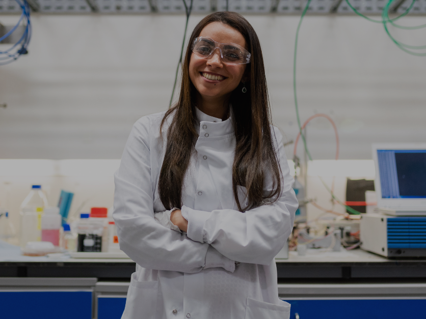 Frau in technischem Beruf