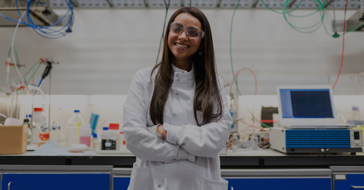 Frau in technischem Beruf