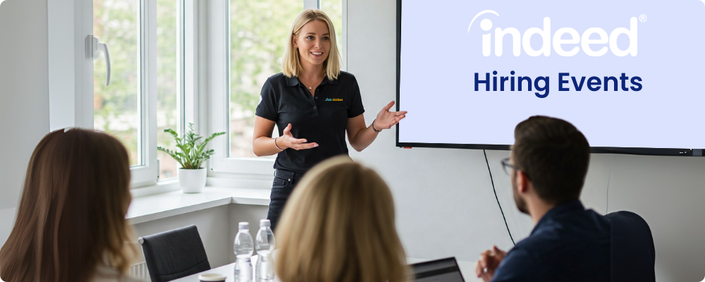 Indeed Hiring Events durchführen - Job-Union
